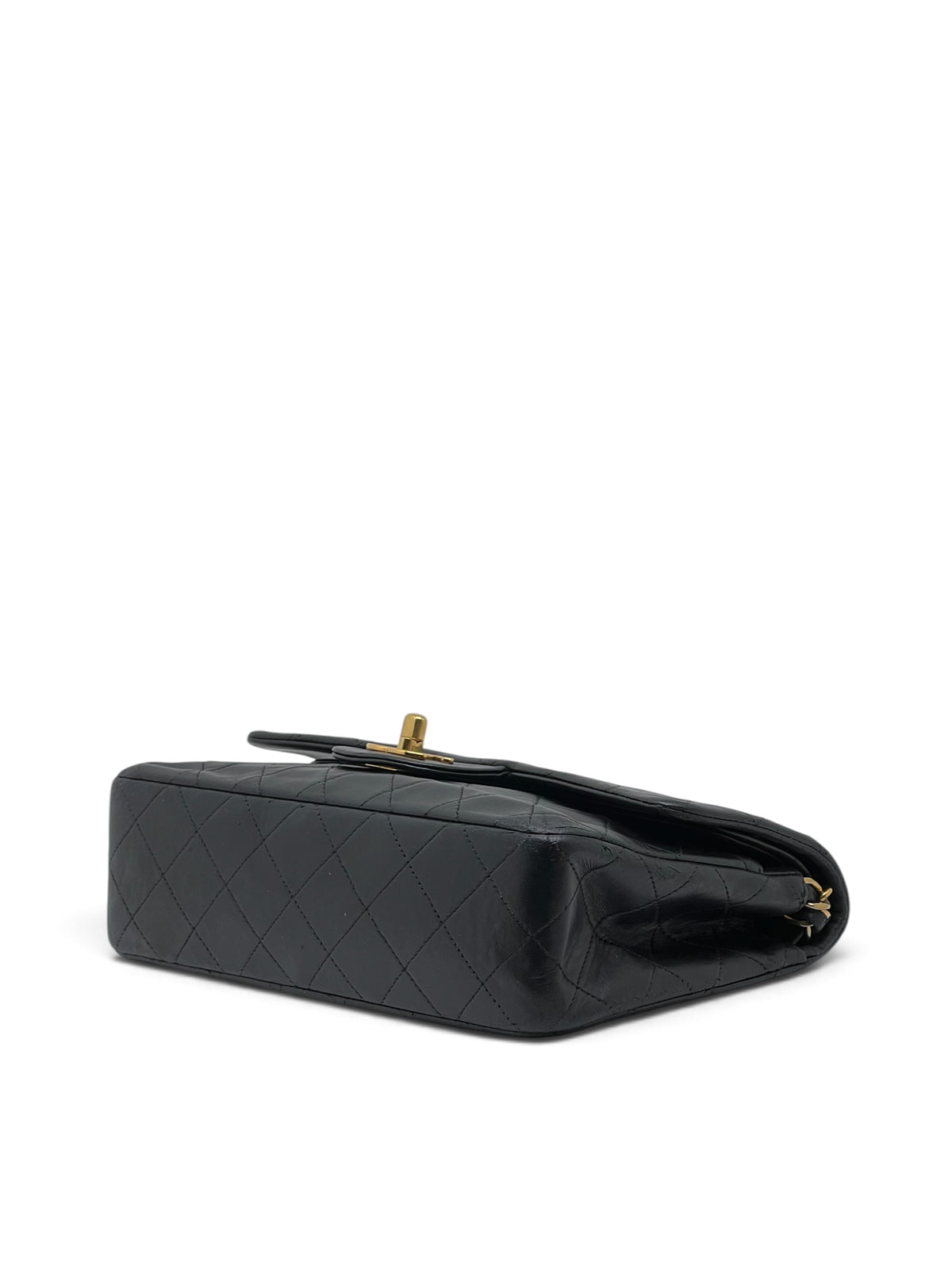 Chanel - Sac timeless 23 11.12 en cuir noir double flap