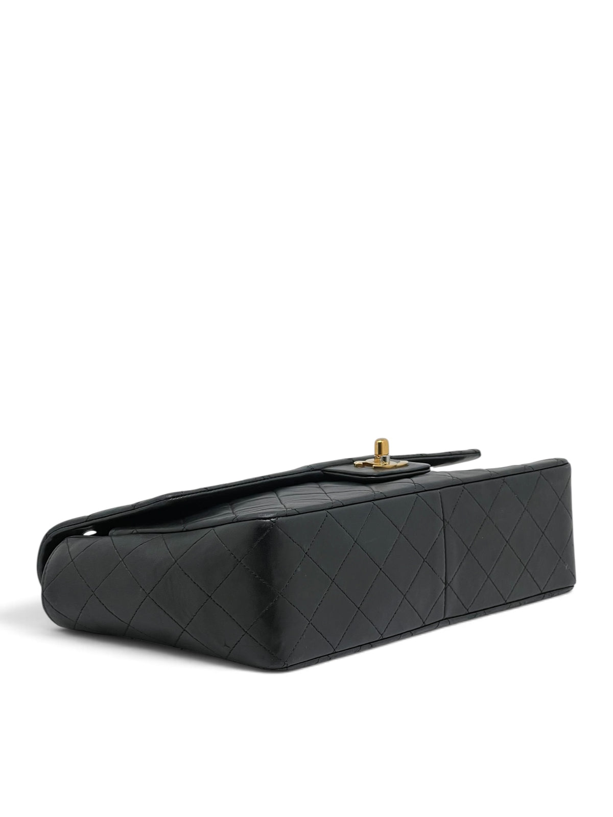Chanel - Sac Chanel 27 en cuir noir 11.12 single flap