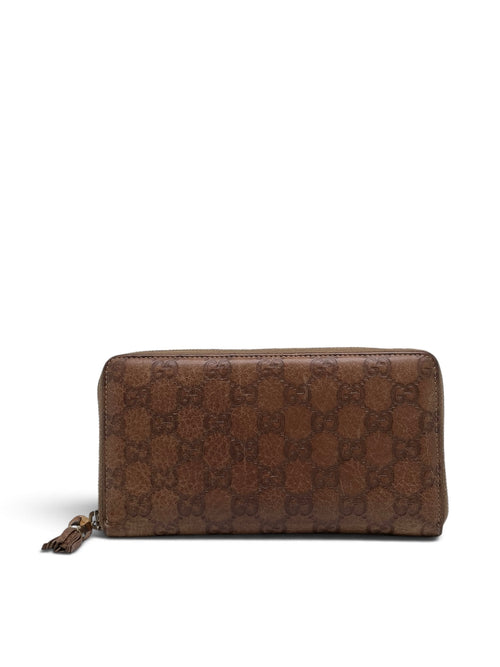 Gucci - Portefeuille GG marron
