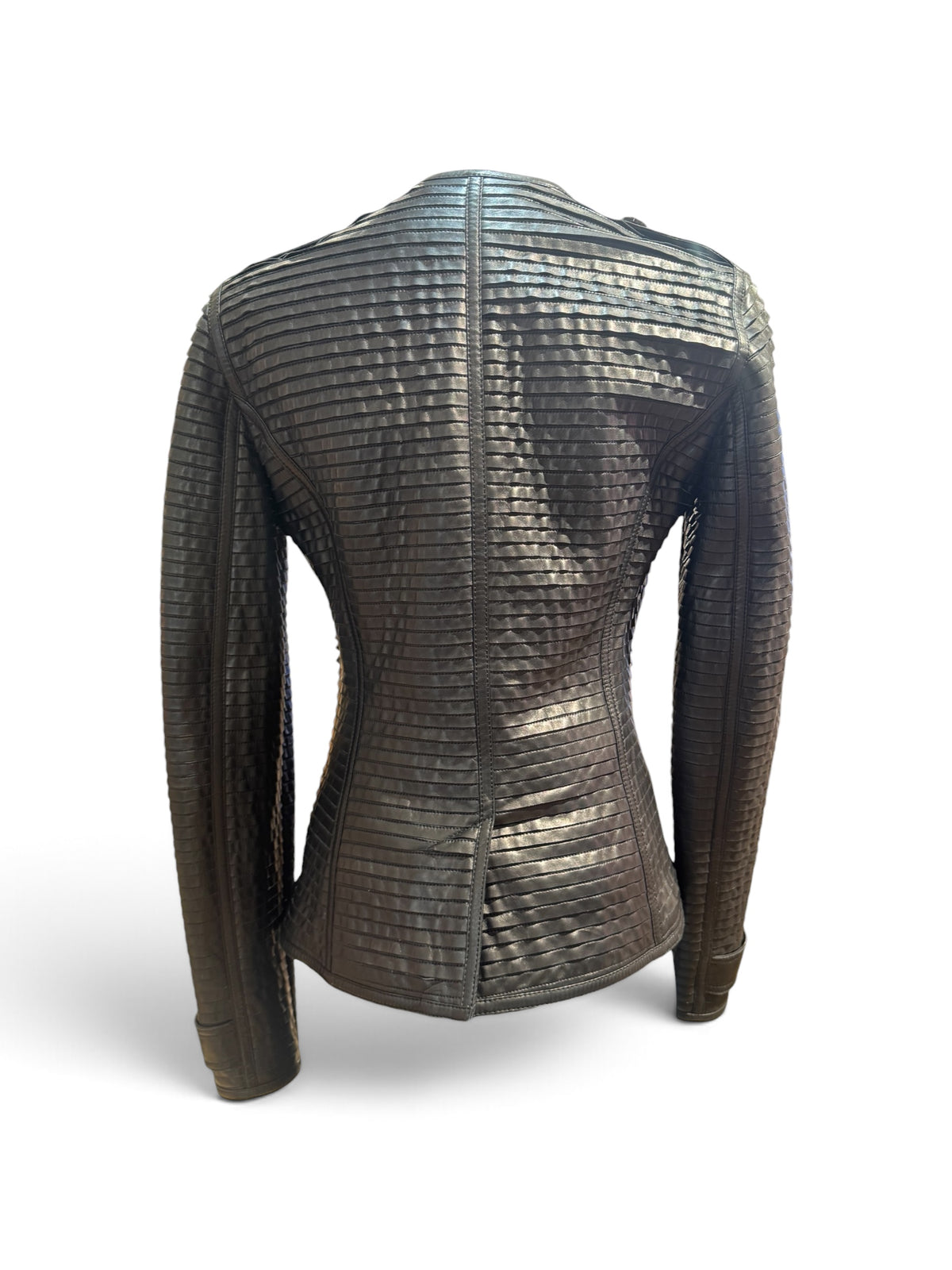 Burberry - Veste en cuir T36