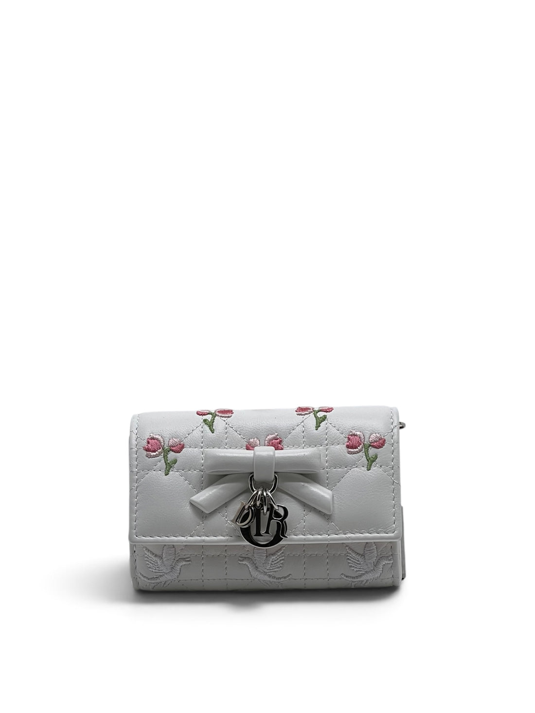 Dior - Portefeuille blanc Glycine Lady