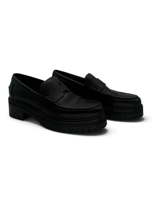 Hermès - Mocassin noir T37
