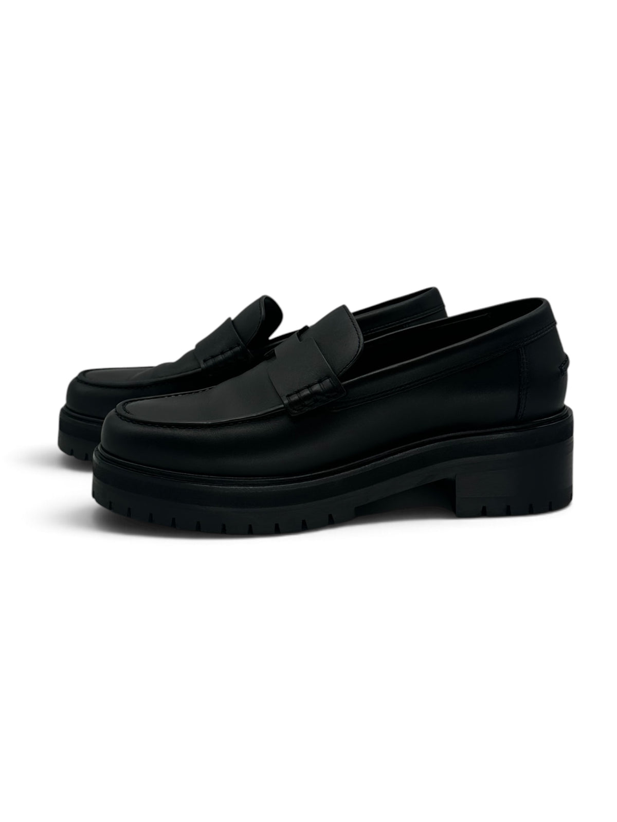 Hermès - Mocassin noir T37