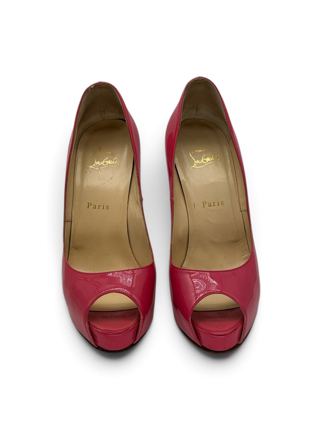 Christian Louboutin - Escarpin Pink Patent Leather T39