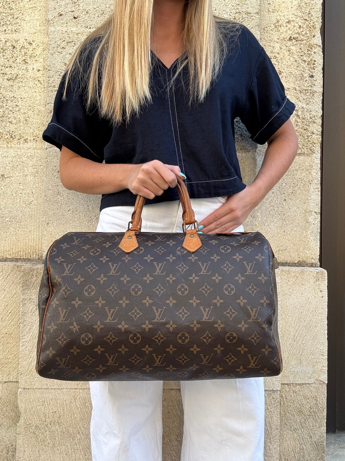 Louis Vuitton - Sac Speedy 40 monogram