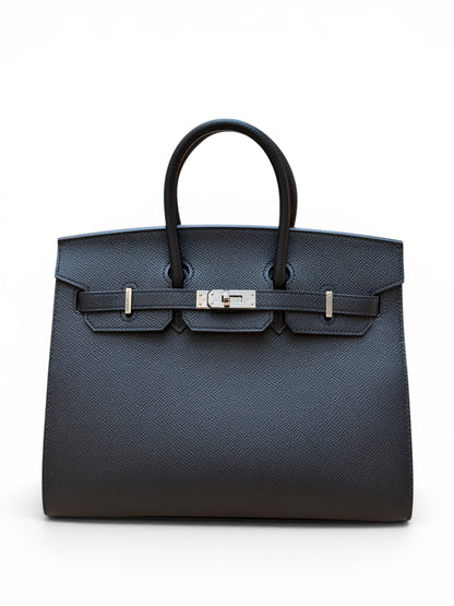Hermès - Sac Birkin 25 Epsom noir