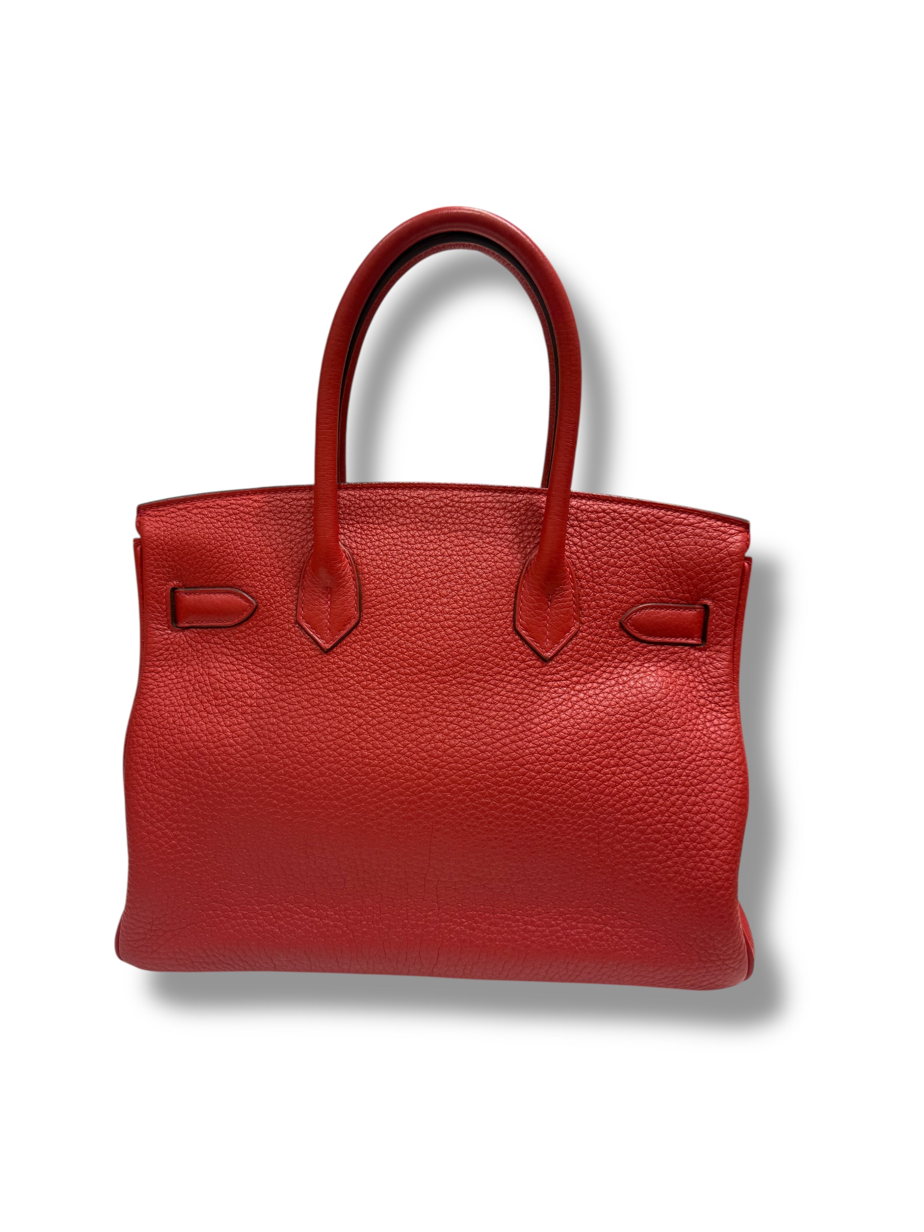 Hermès - Birkin 30 Rouge tomate togo PHW