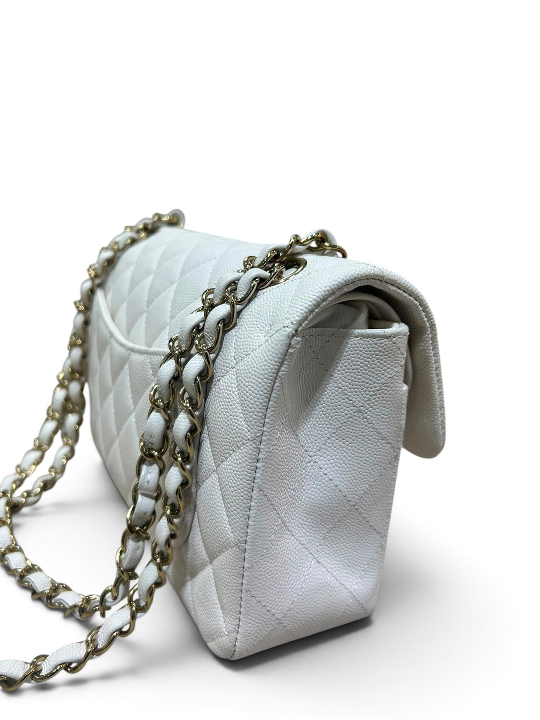Chanel - Timeless Classique Blanc Caviar