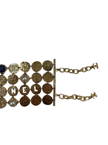 Chanel - Bracelet Multirangs Médaillons | Les Folies d’Eugénie
