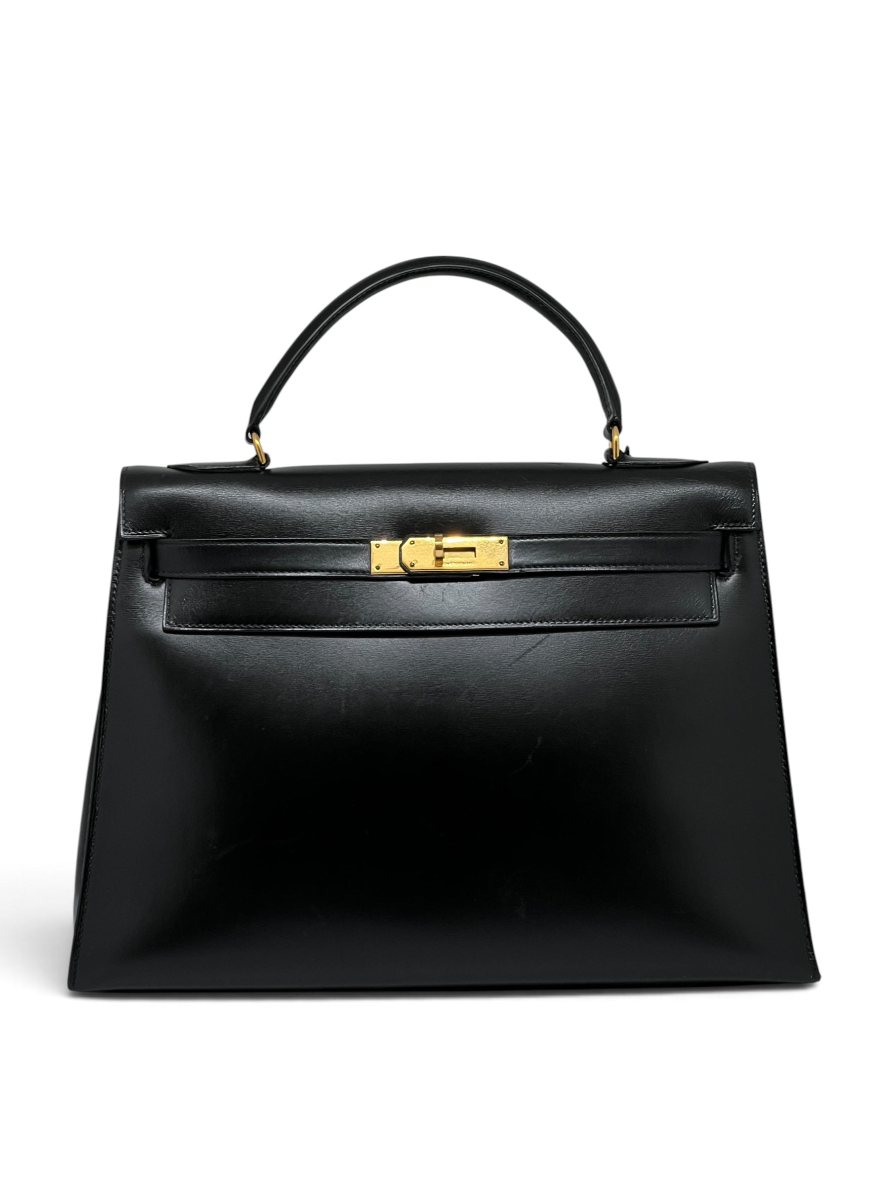 Hermès - Sac Kelly 32 veau box 1976 – Les Folies d'Eugenie