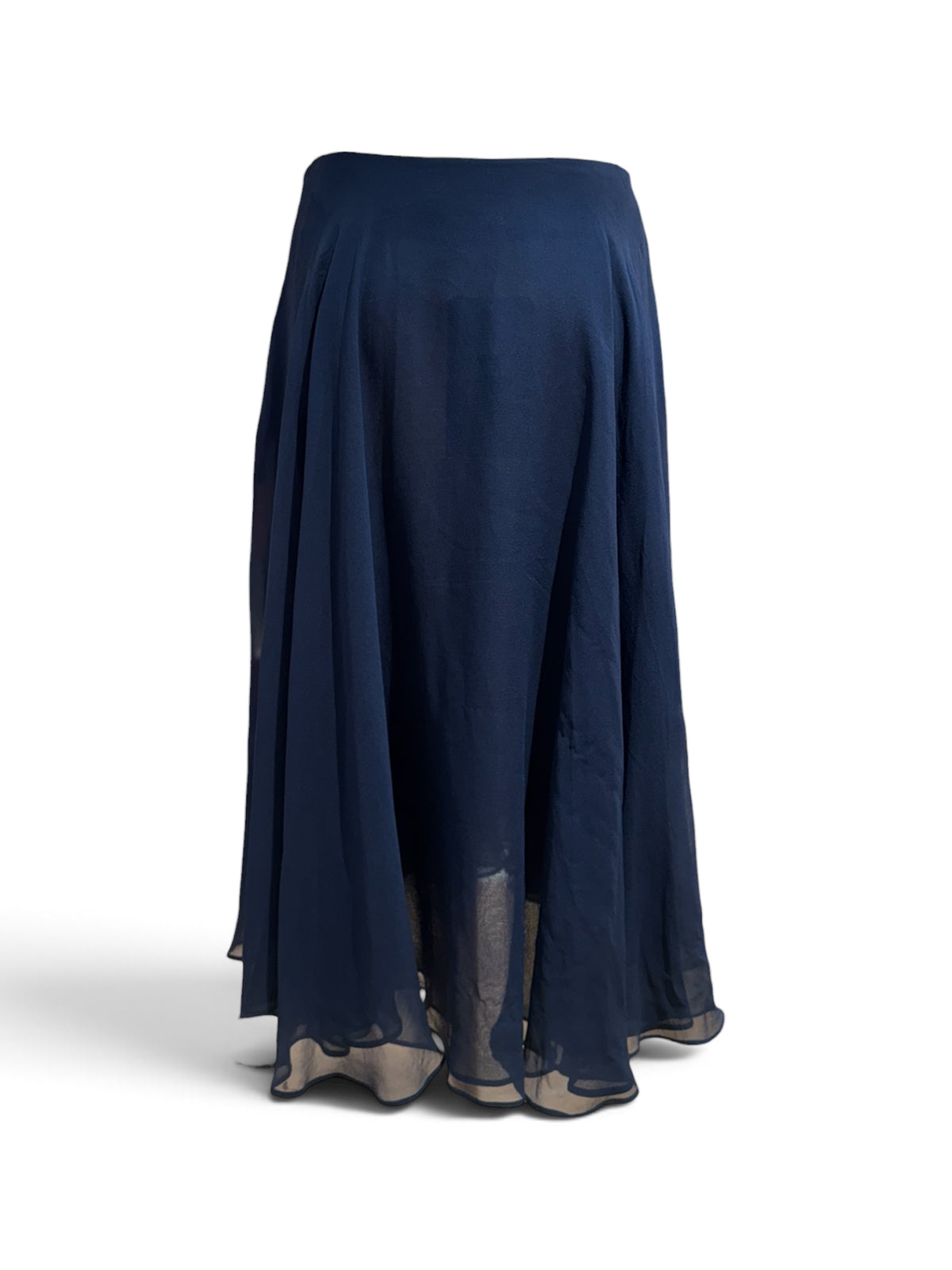 Givenchy - Jupe en soie bleu T36