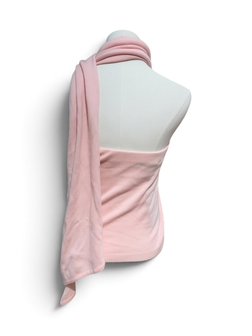 Ralph Lauren - Top rose en cachemire TM