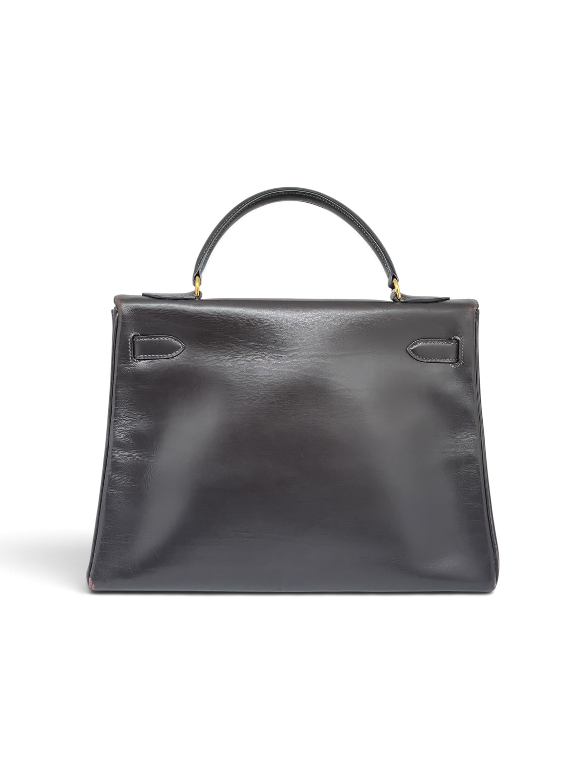 Hermès - Sac Kelly 32 veau box chocolat
