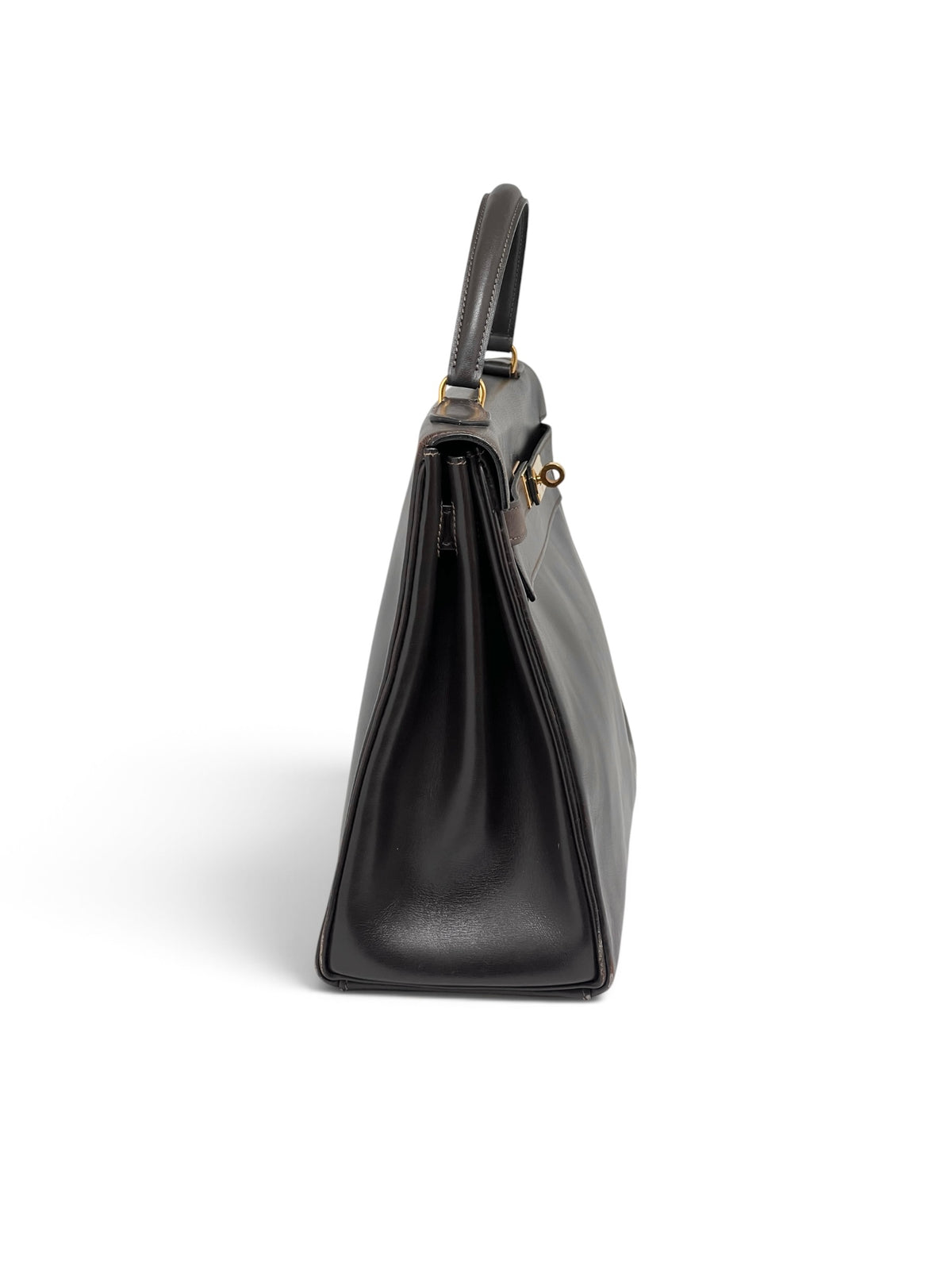 Hermès - Sac Kelly 32 veau box chocolat