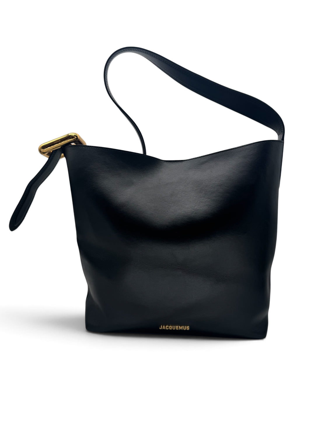 Jacquemus - Sac Le Régalo Hobo cuir noir