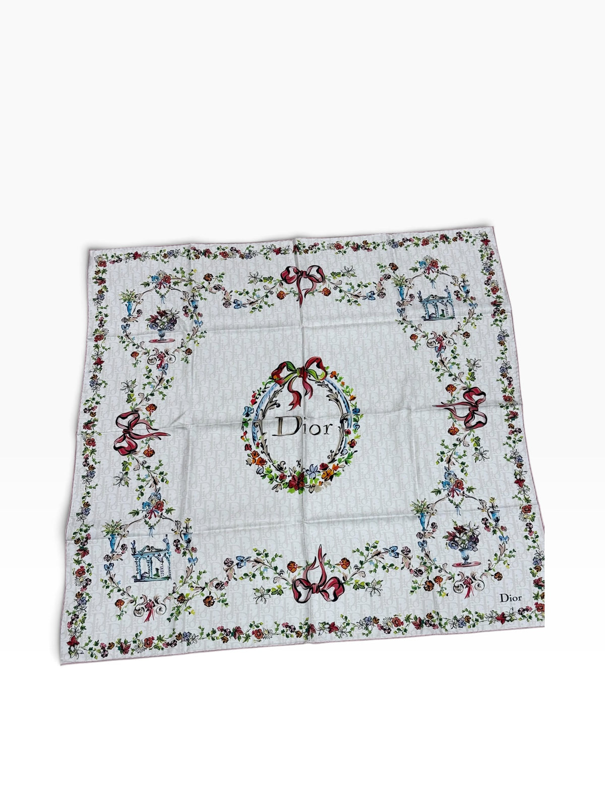 Dior - carré 90 arabesque dioriviera soie hommage Christian Bérard