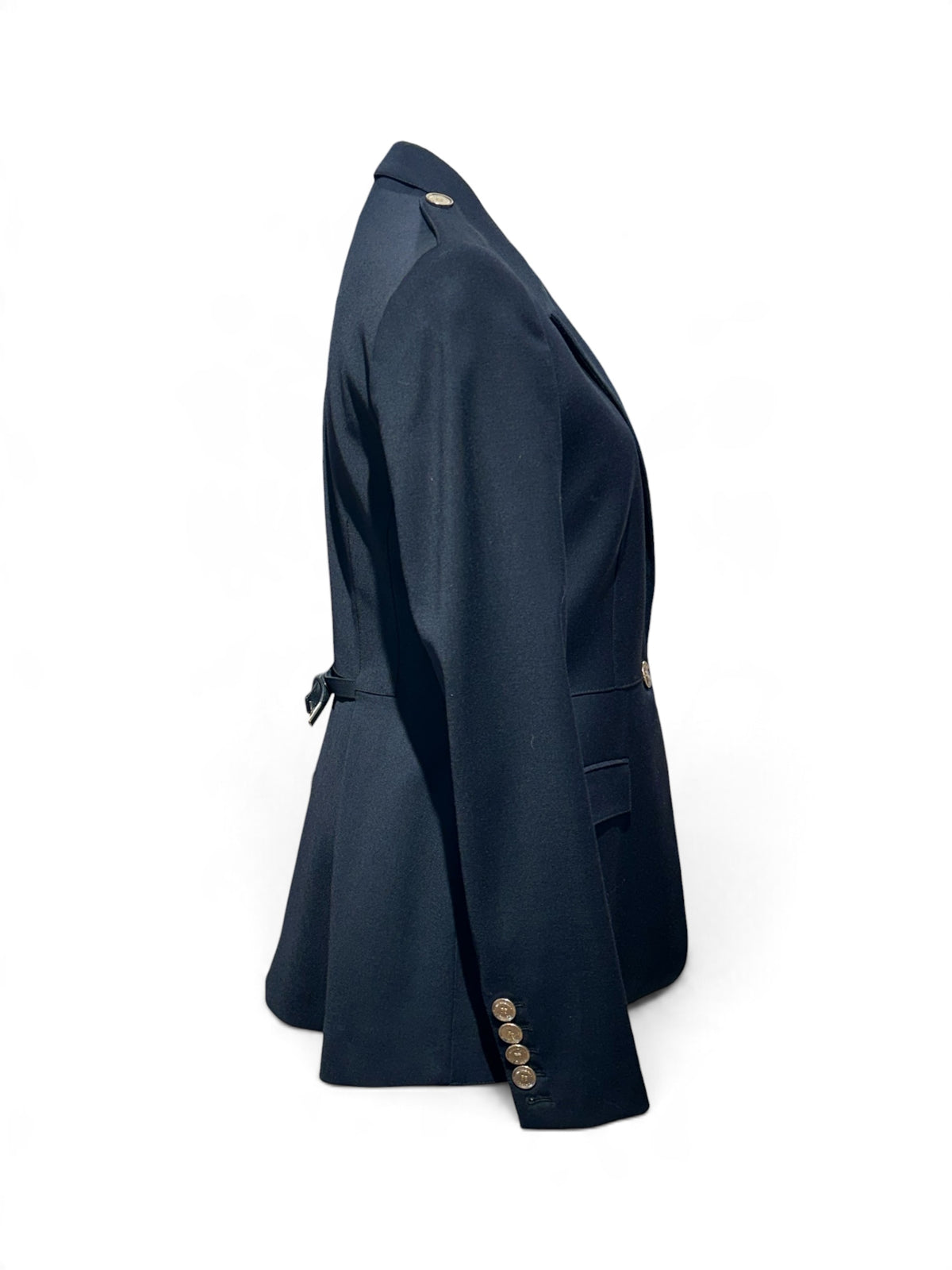 Burberry - Blazer noir épaulettes