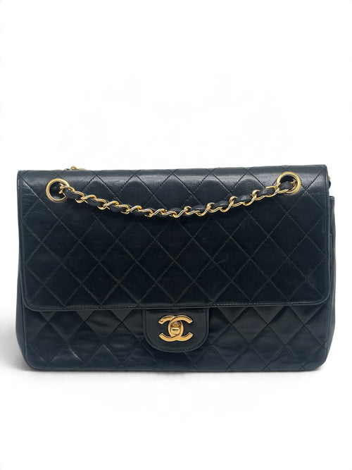 Chanel - Sac Timeless 27 double flap 1986-1988
