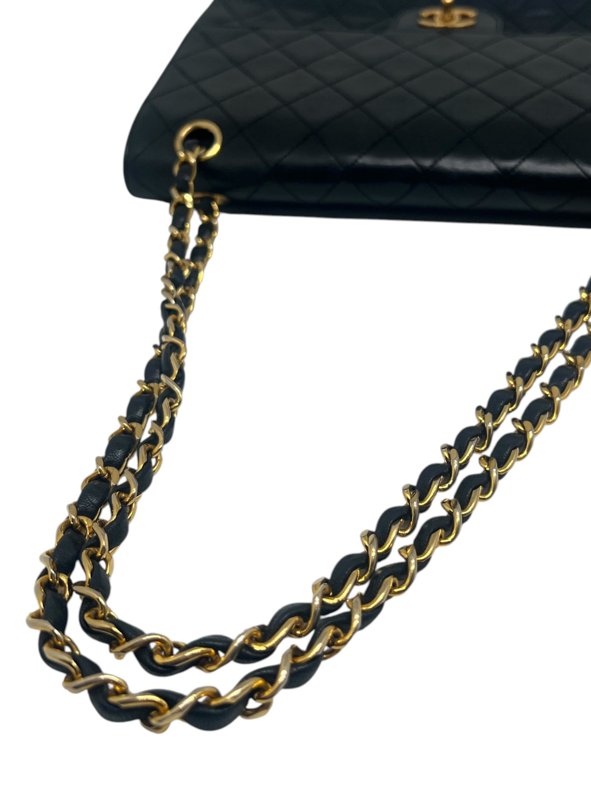 Chanel - Sac Timeless 27 double flap 1986-1988