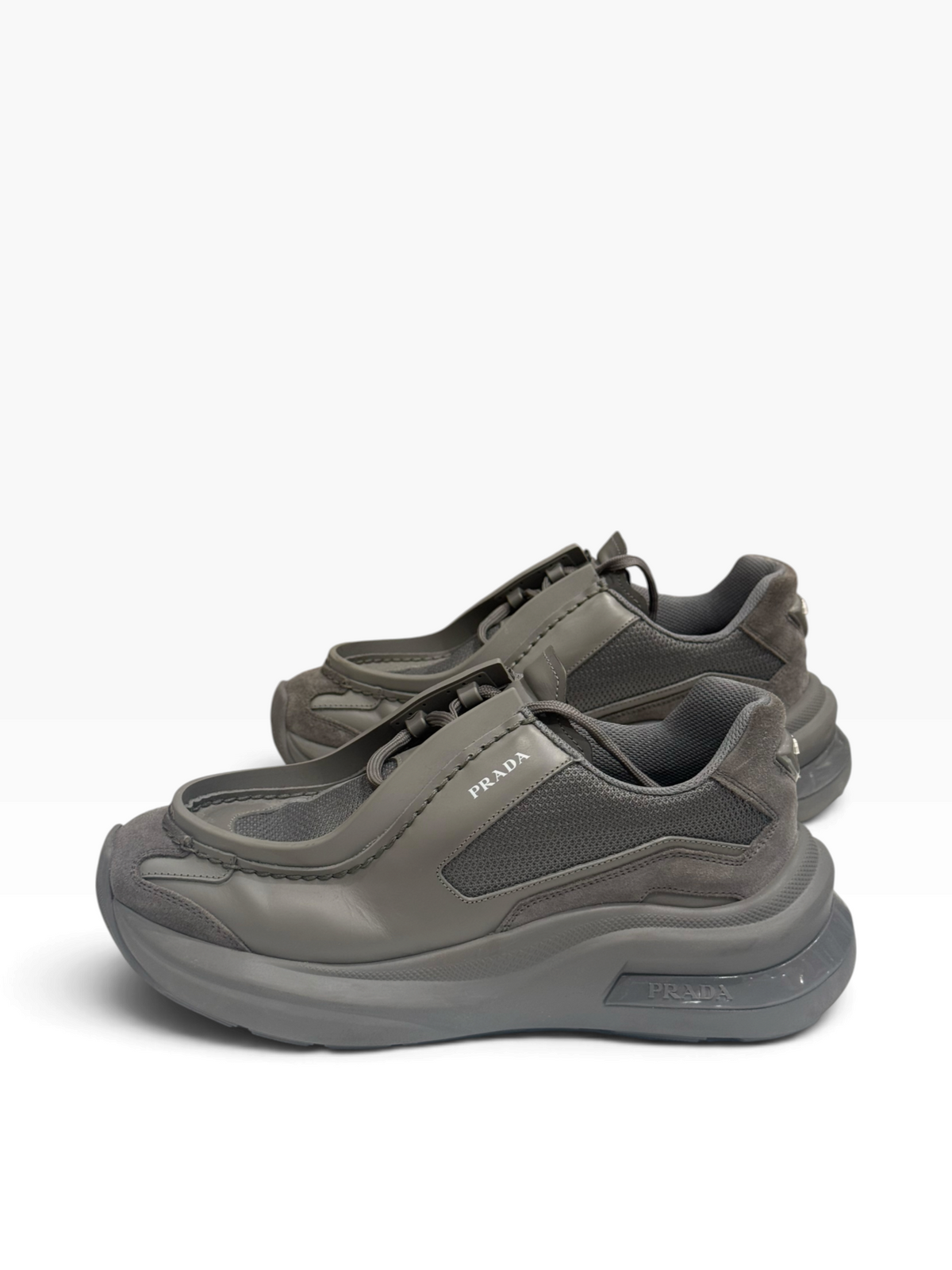 Prada - Basket Systeme Gris T41