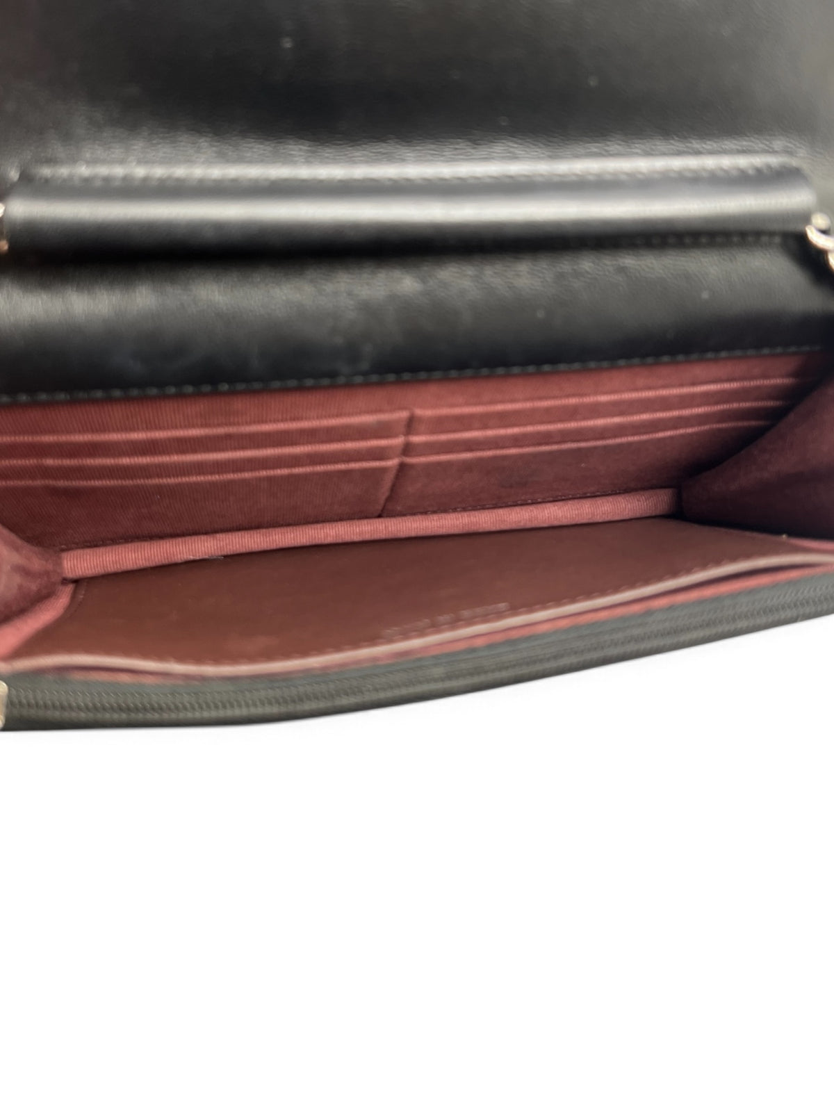 Chanel - Sac Wallet on chain classique Noir Cuir d’agneau