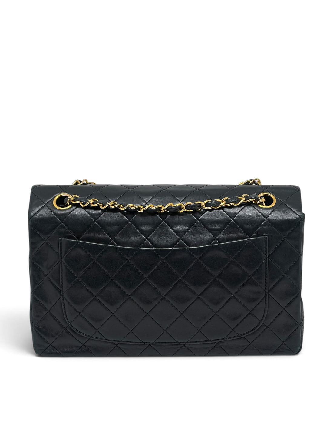 Chanel - Sac Timeless 27 cuir d’agneau noir 1996-1997