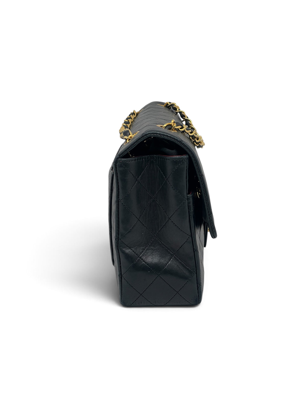 Chanel - Sac Timeless 27 cuir d’agneau noir 1996-1997