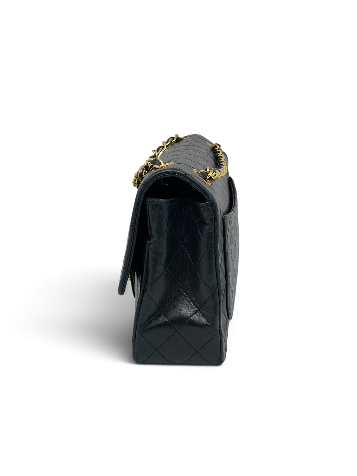 Chanel - Sac Timeless 27 cuir d’agneau noir 1996-1997