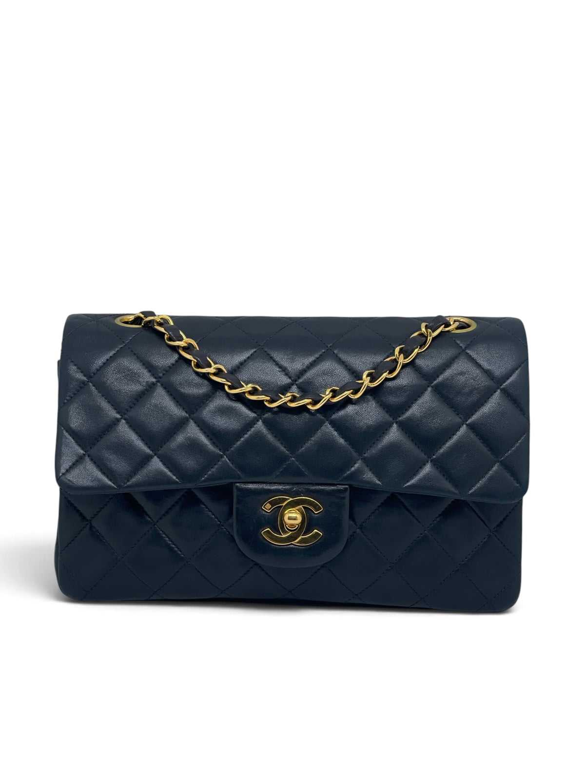 Chanel - Timeless 23 Tasche Schwarz Double Flap Jahr 1996-1997