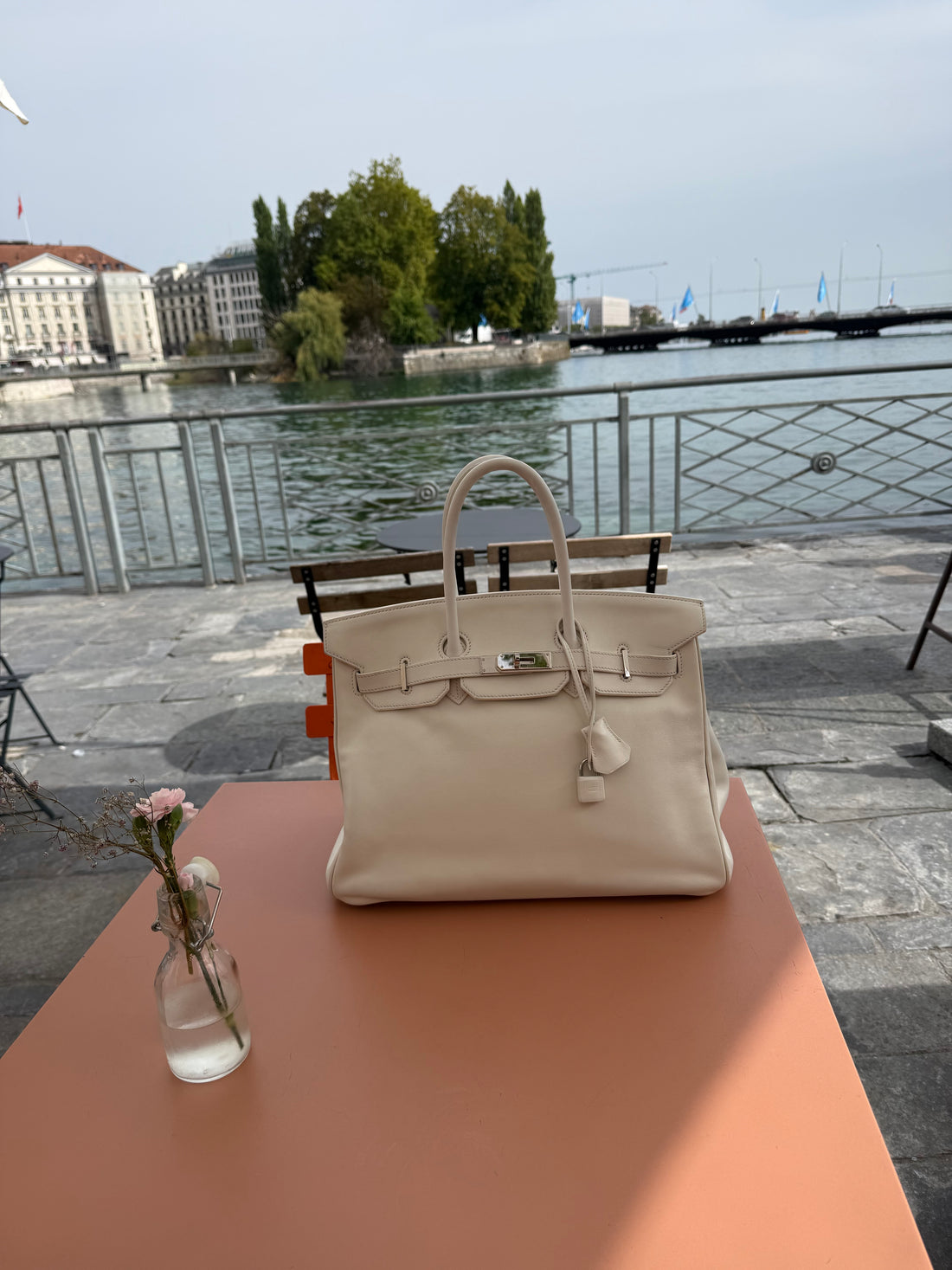 Hermès - Sac Birkin 35 Blanc