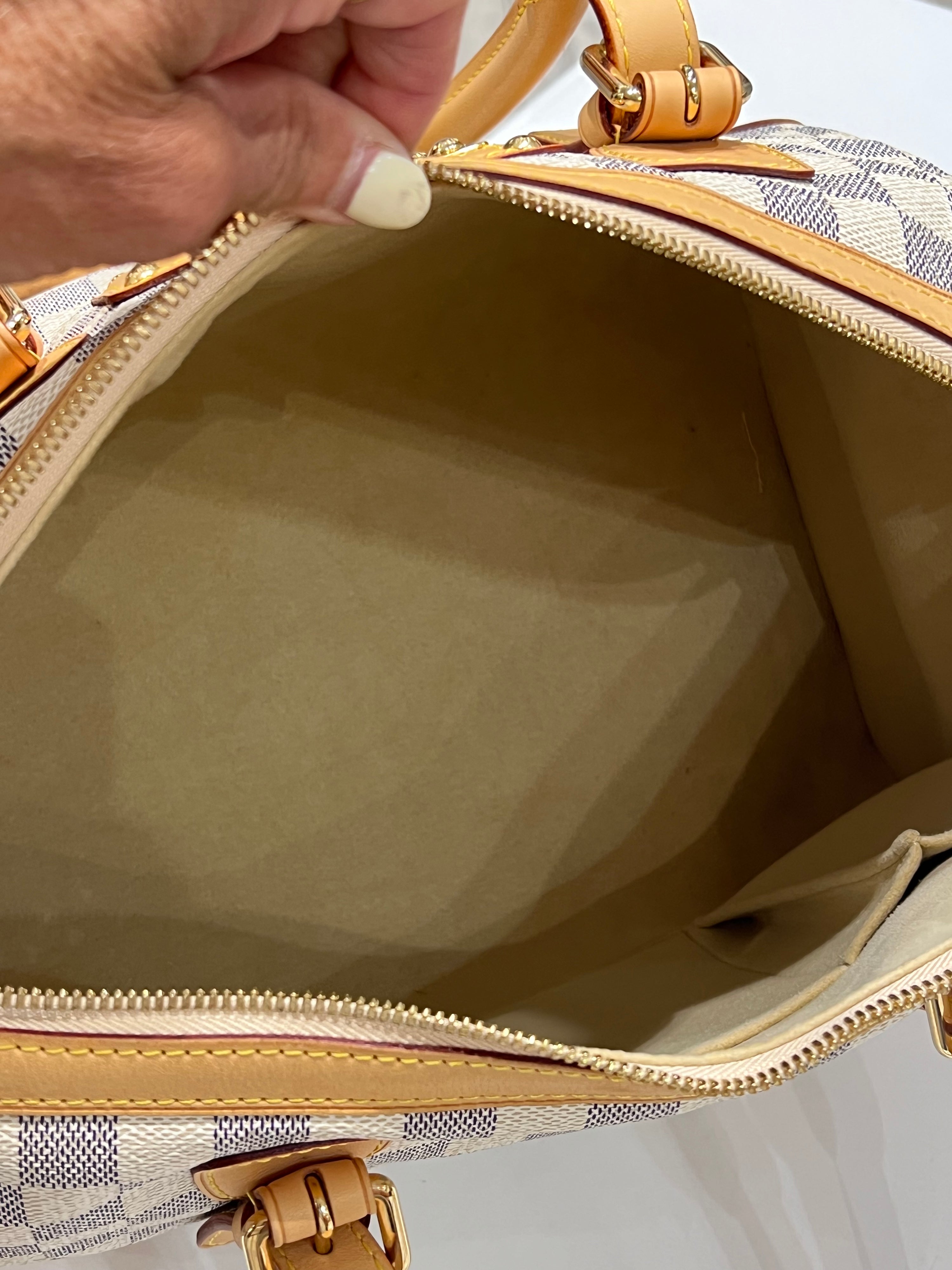 Louis Vuitton - sac Berkeley toile damier azur