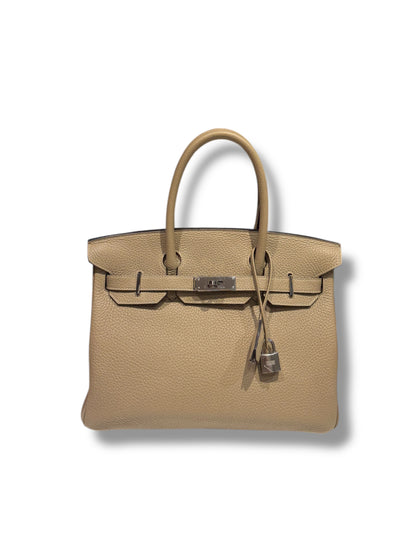 Hermès - Sac Birkin 30 Trench Taurillon Clémence