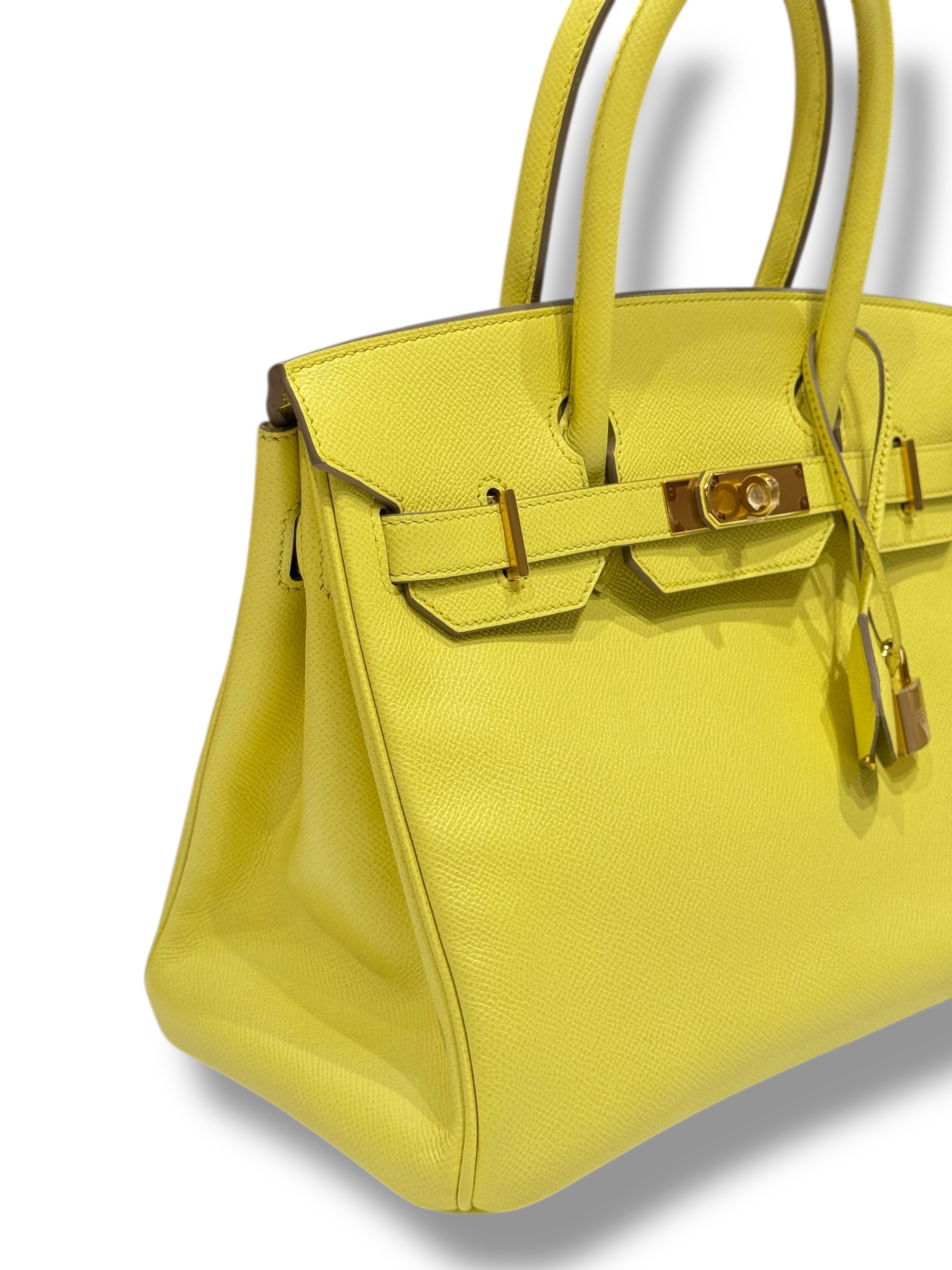 Hermès - Birkin 30 Lime Epsom GHW