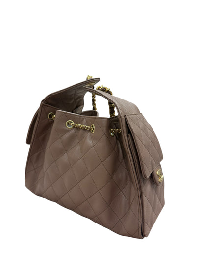 Chanel - Sac modèle 25 small marron