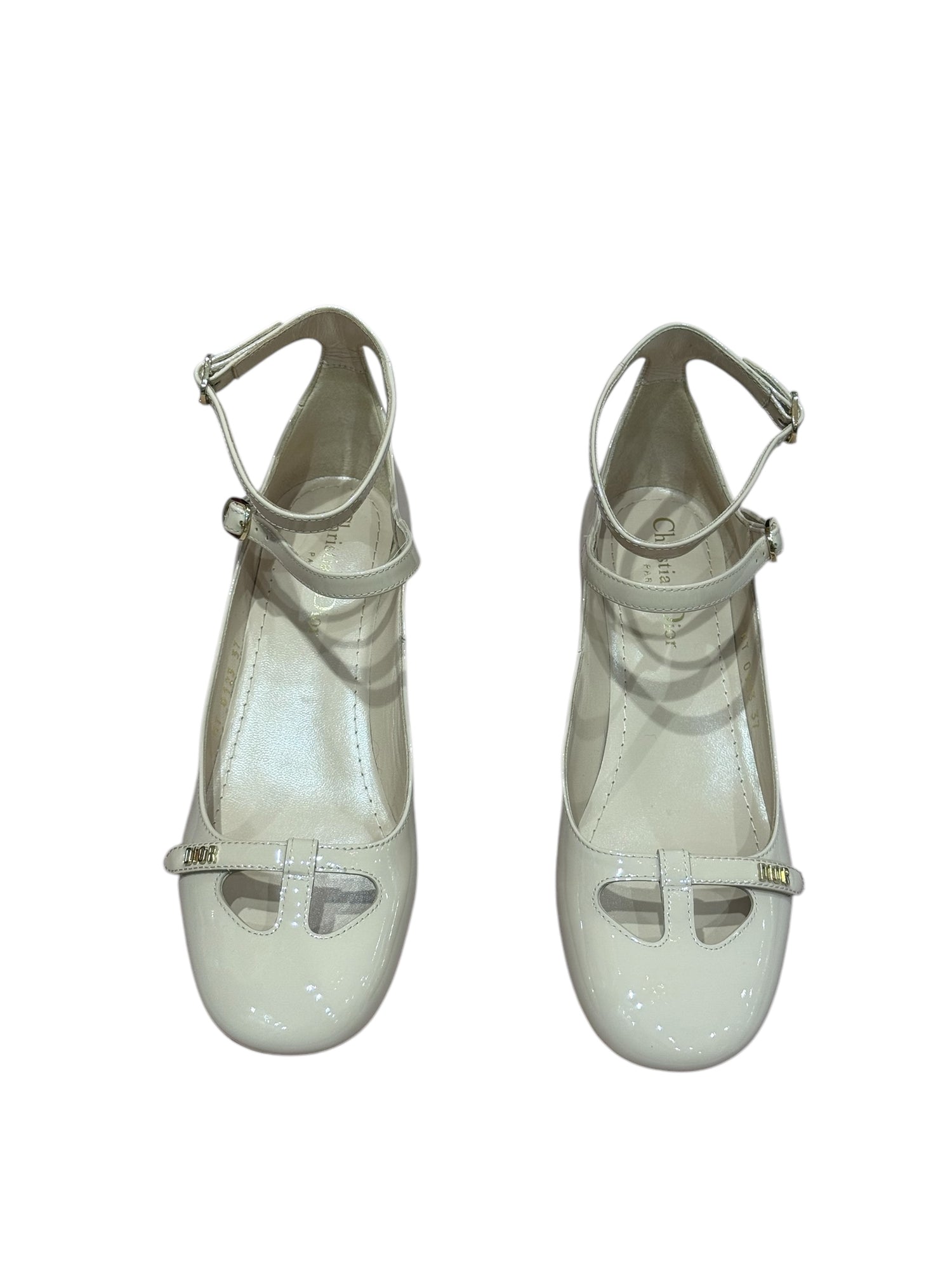Dior - Ballerinas Mary-Jane Lack nude T36,5