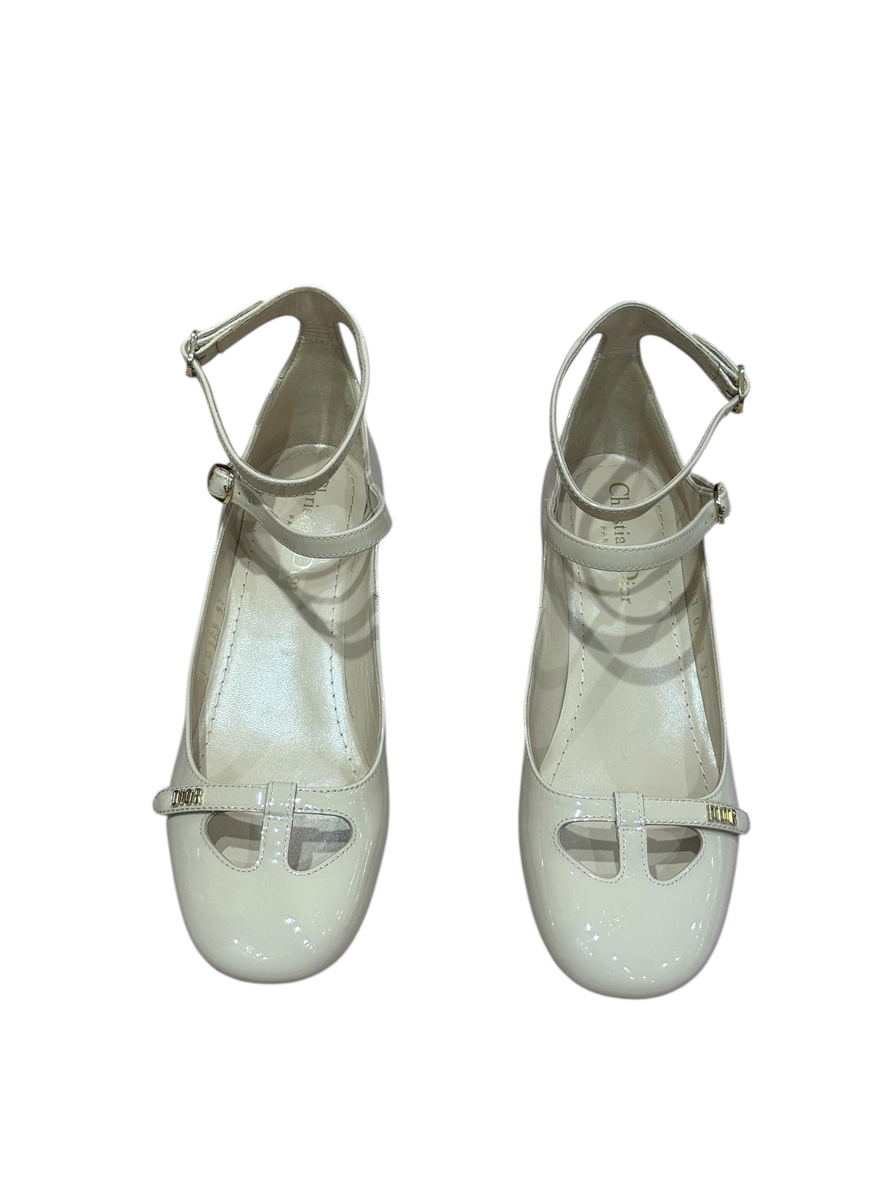 Dior - Ballerinas Mary-Jane Lack nude T36,5