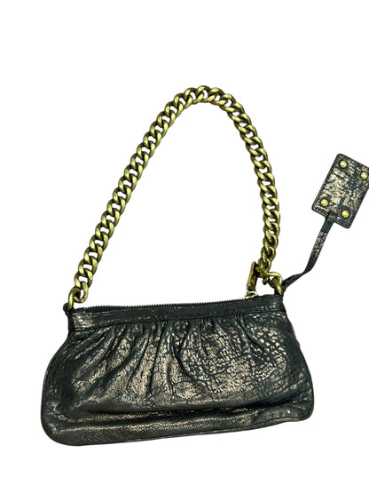Dolce gabbana - sac pochette cuir bronze