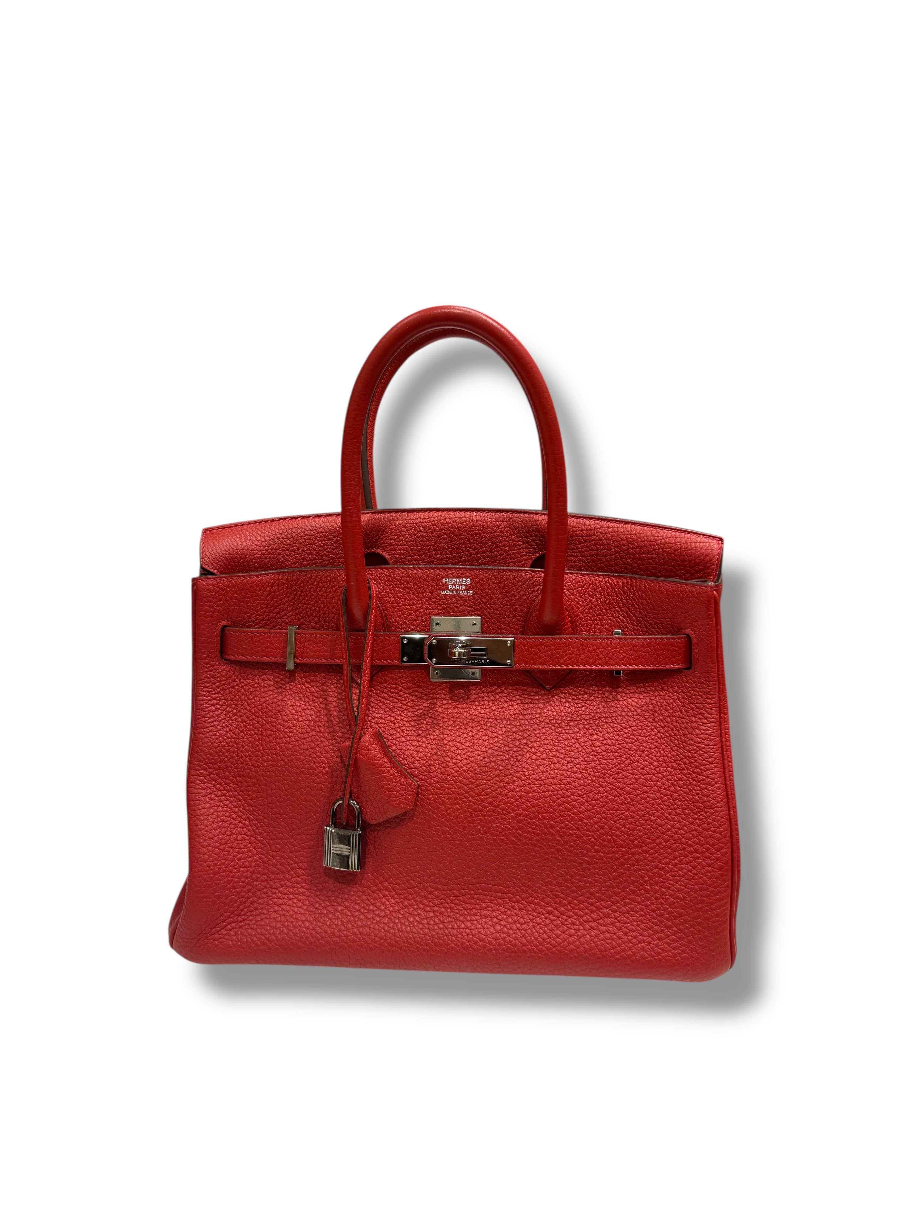 Hermès - Birkin 30 Rouge tomate togo PHW