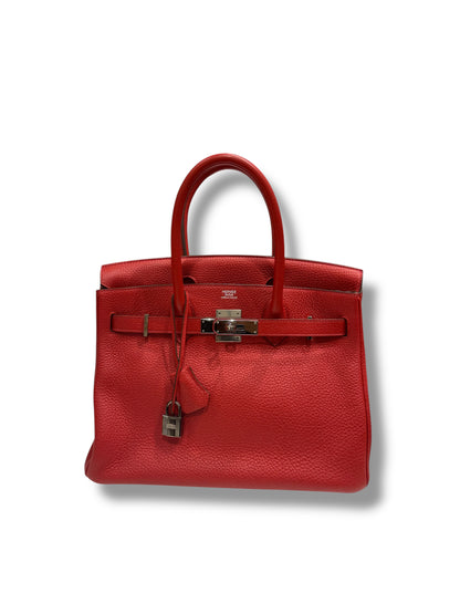 Hermès - Birkin 30 Rouge tomate togo PHW