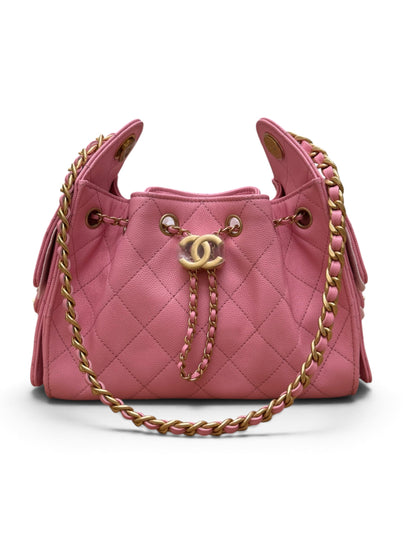 Chanel - Sac hobo 25 mini rose