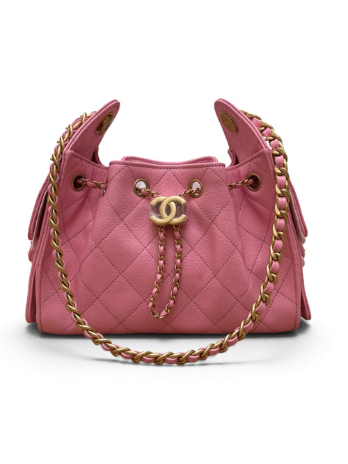 Chanel - Sac hobo 25 mini rose