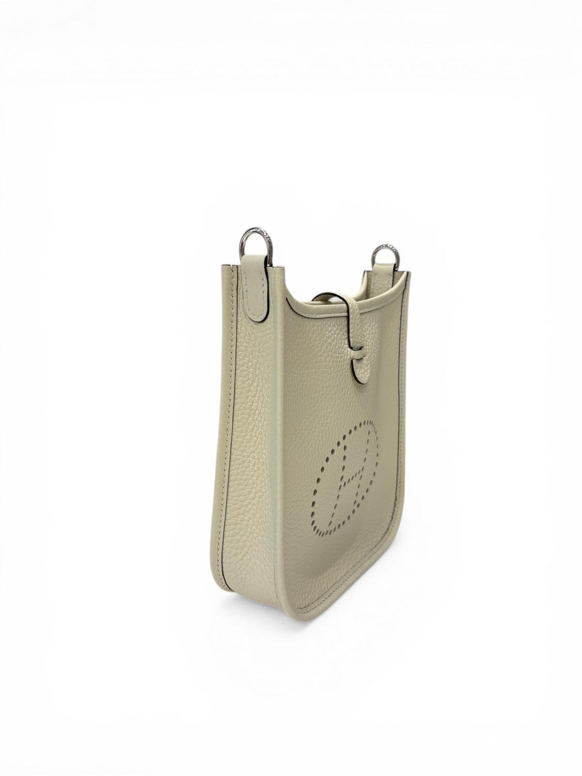 Hermès - Sac Evelyne 16 Amazone Blanc