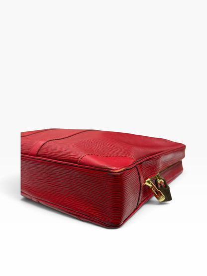 Louis Vuitton - Reise-Dokumentenmappe aus rotem Epi-Leder
