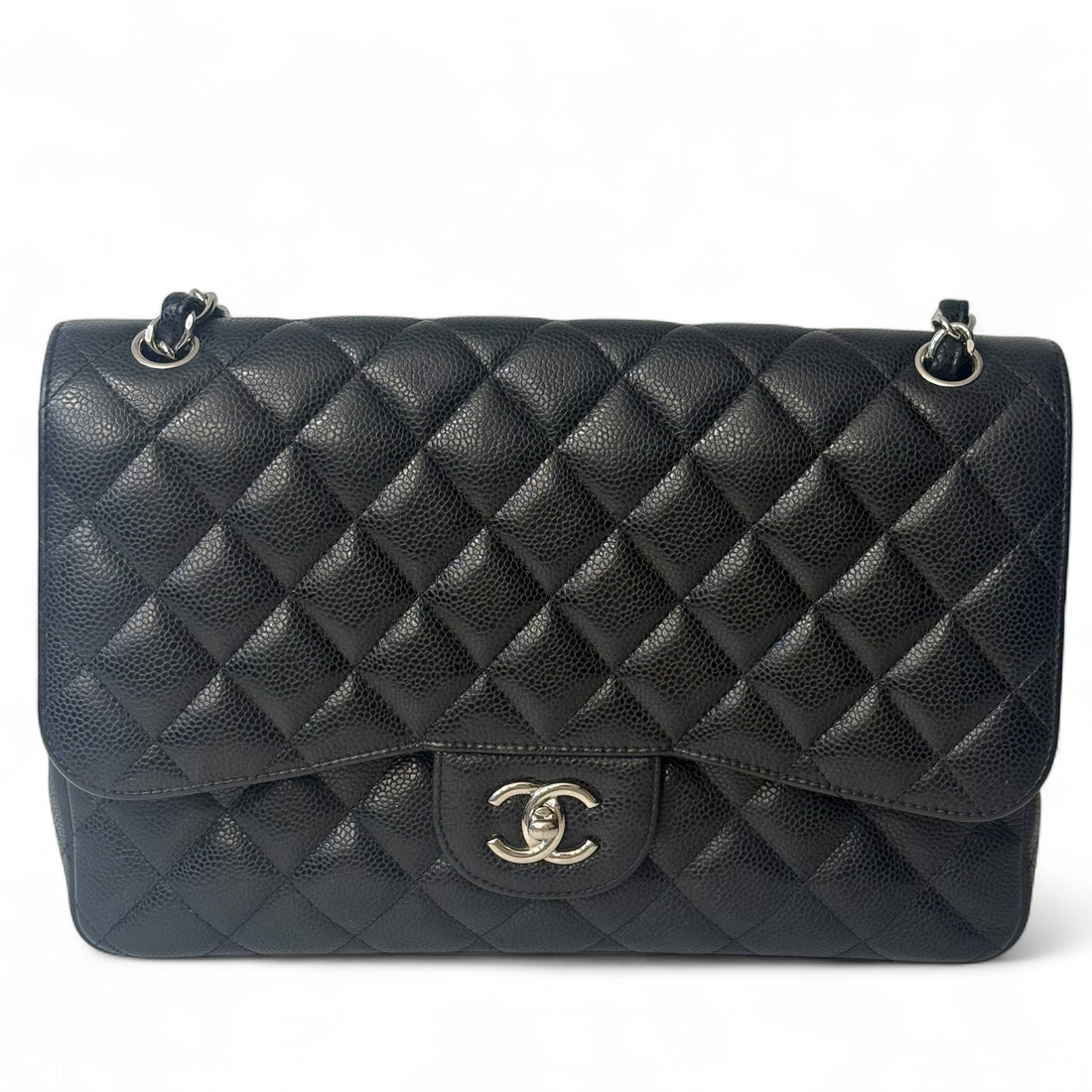 Chanel - Sac Jumbo cuir caviar