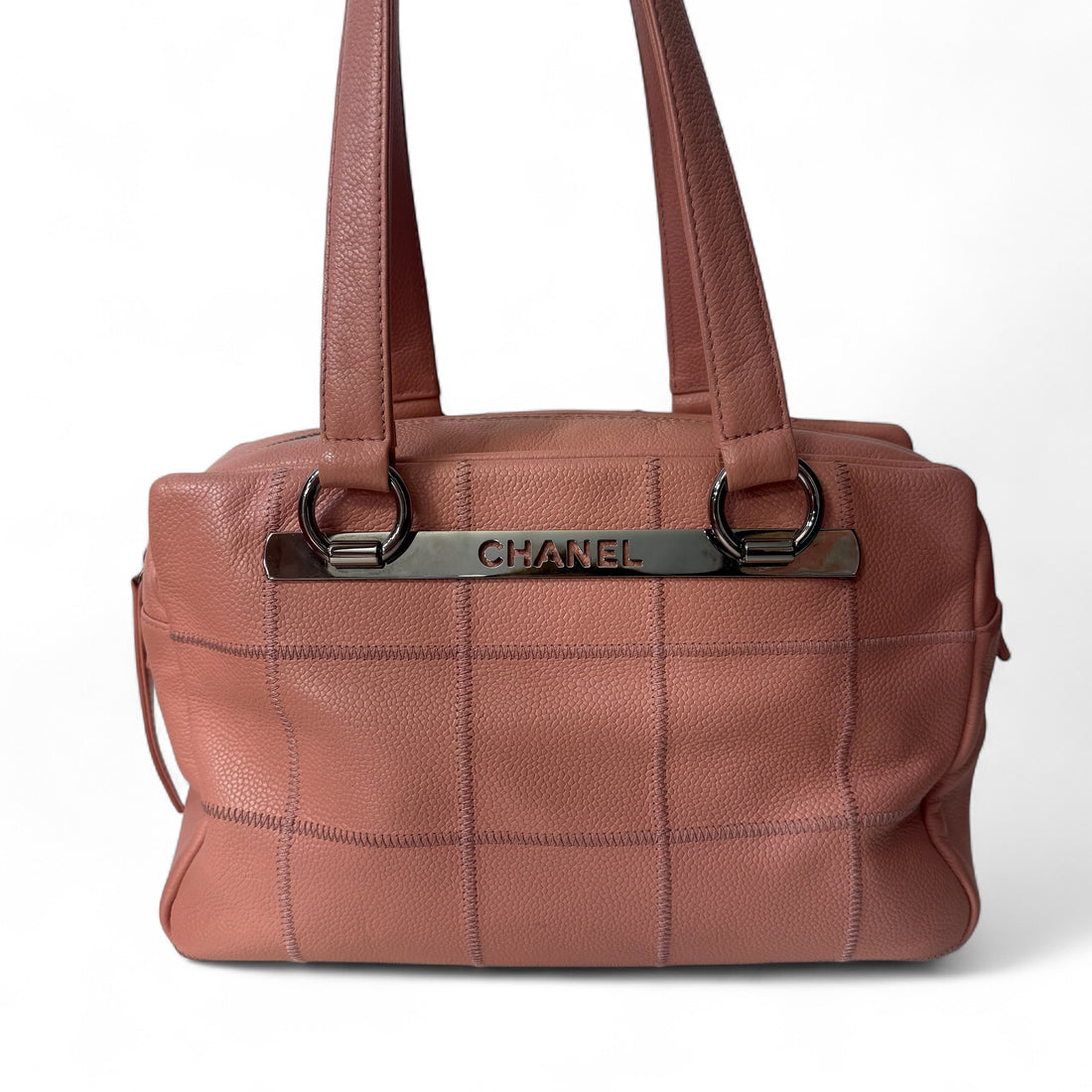 Chanel - Pink leather handbag