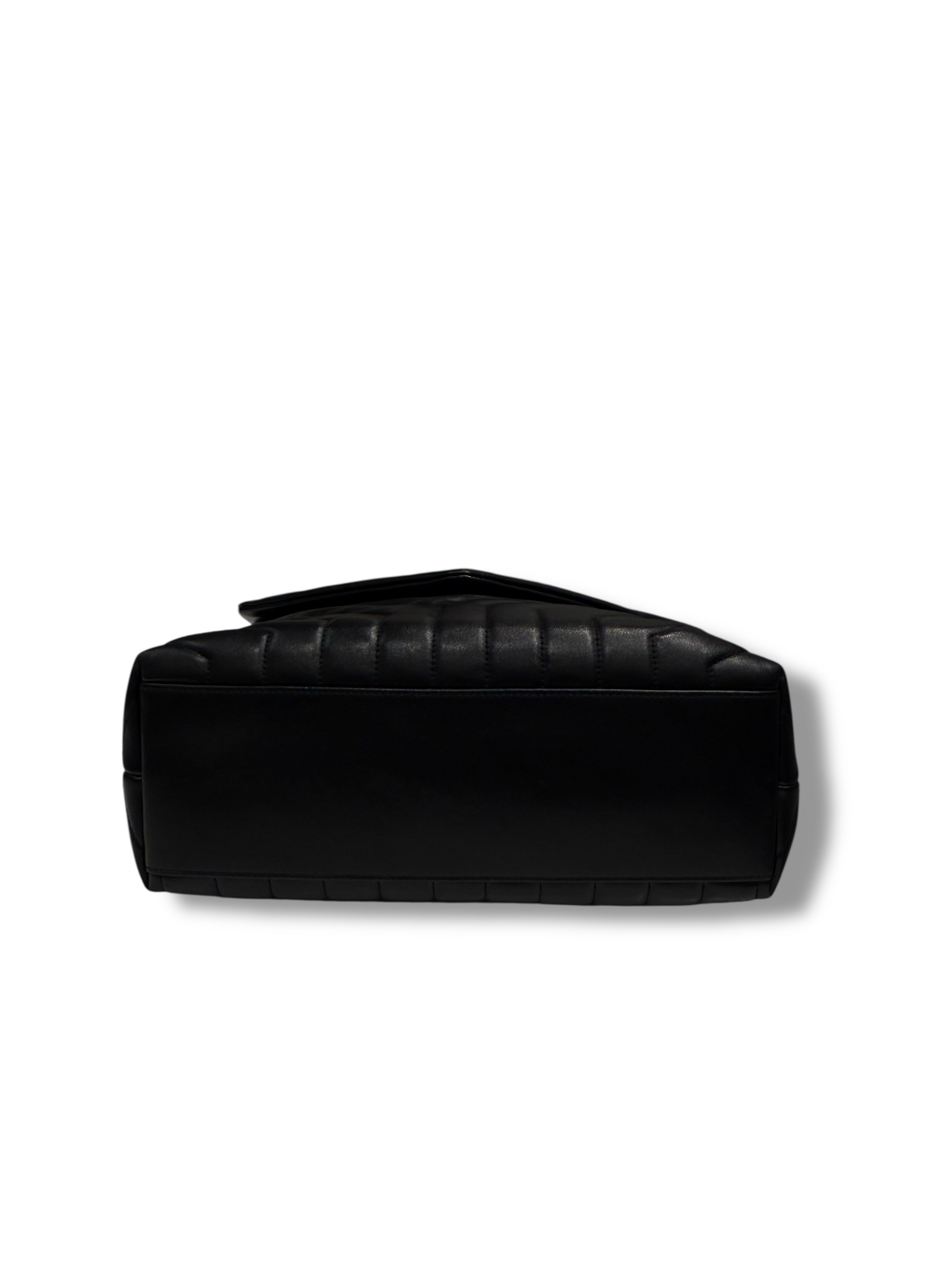 YSL - Sac Loulou cuir noir GM