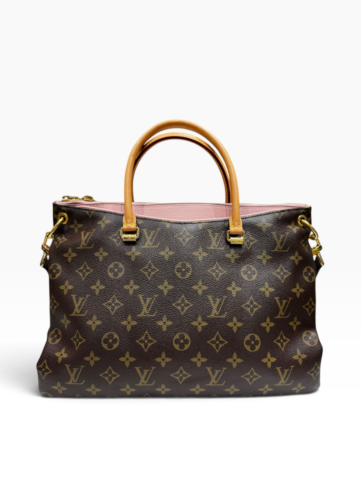 Louis Vuitton - Sac Pallas toile monogramme avec bijou