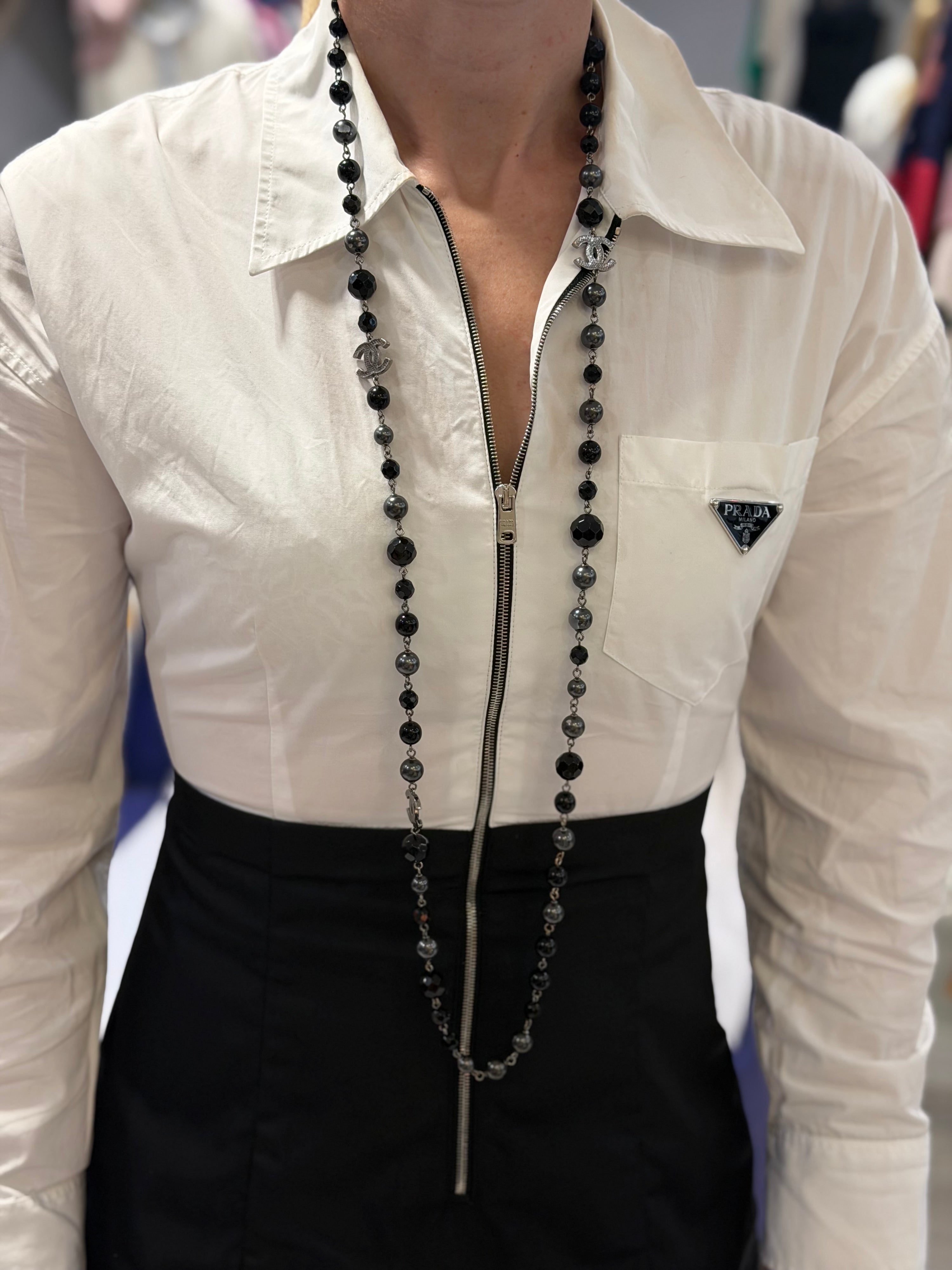 Chanel - Pearl sautoir necklace