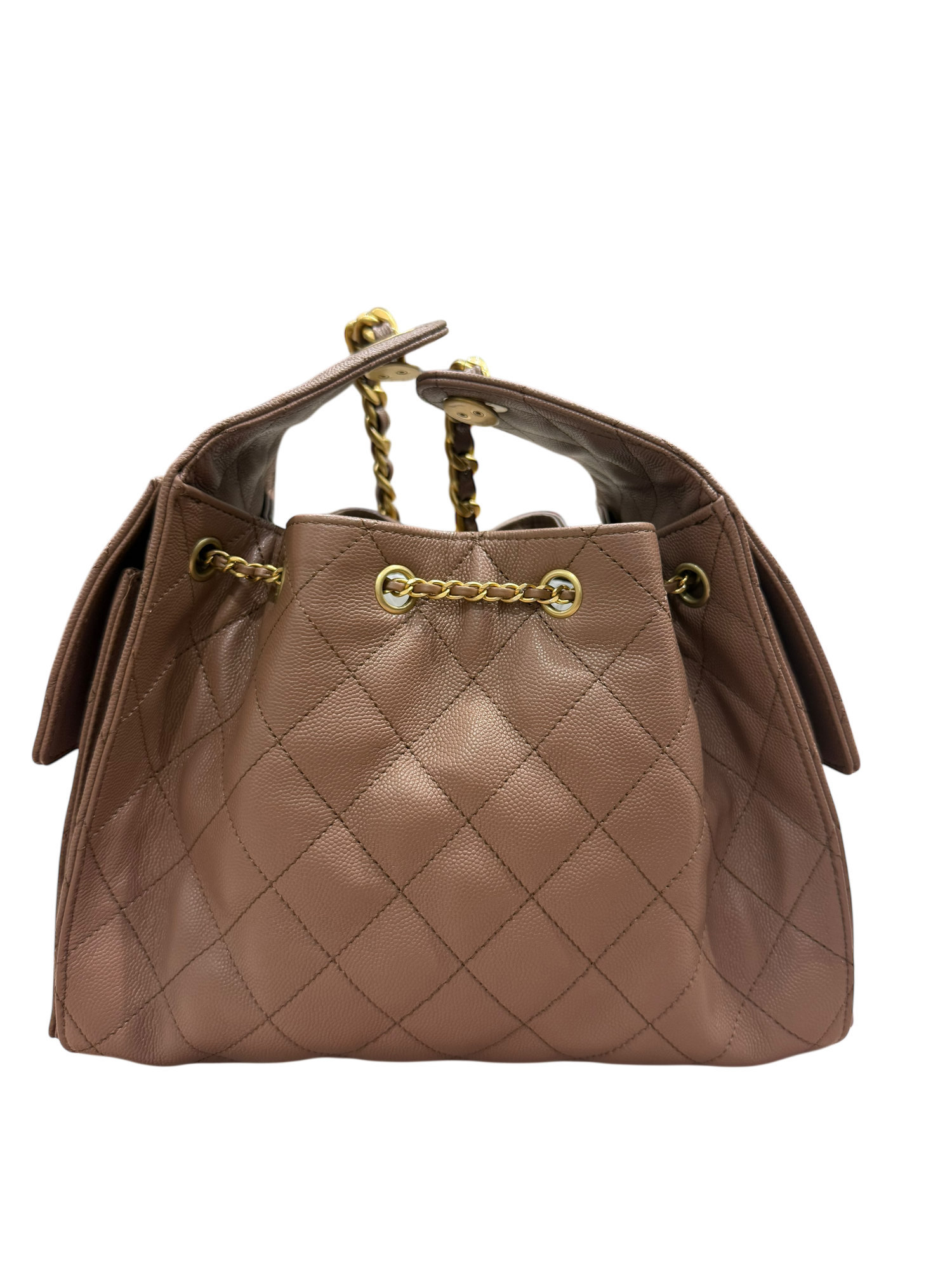 Chanel - Sac modèle 25 small marron