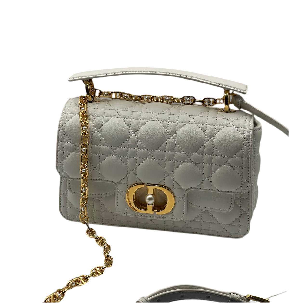 Dior - Dior Jolie Small Top Handle Bag Latte